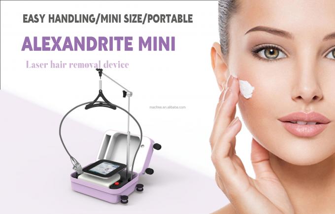 アレキサンドライト ミニポータブル美容機器 スマートタッチ 電源部 バイソンライト 簡単 755nm ミニマシン アレキサンドライト 755nm レーザー脱毛 4